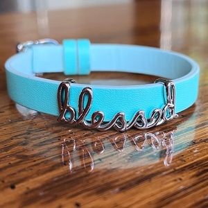 Leather Bracelet “Blessed”